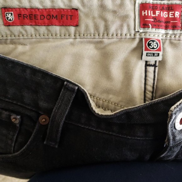 Tommy Hilfiger Red Label Freedom Fit Jeans Mens Size 36/30 High Rise Classic - Picture 6 of 8